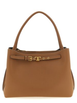 Tod's Brown Calfskin Handbag