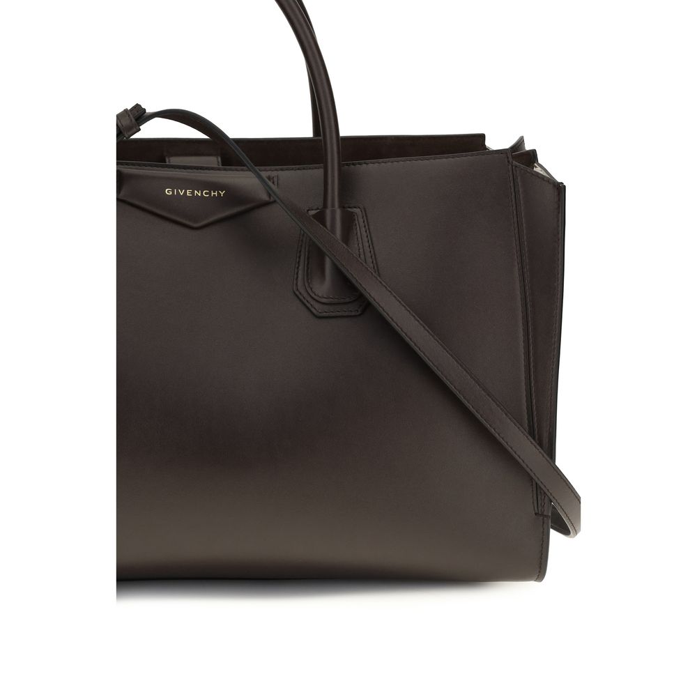 Givenchy Brown Calf Leather Bos Taurus Shoulder Bag - Image 4