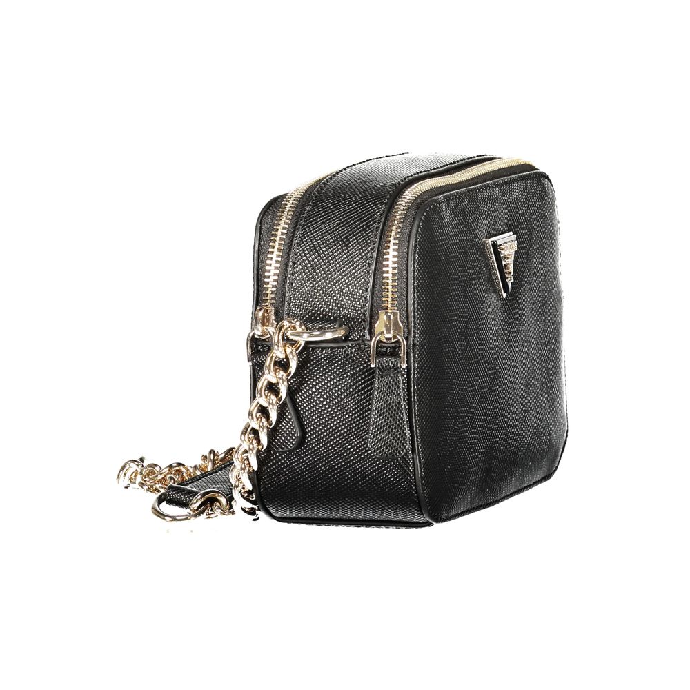 Guess Jeans Black Polyurethane Women's Handbag - Image 3