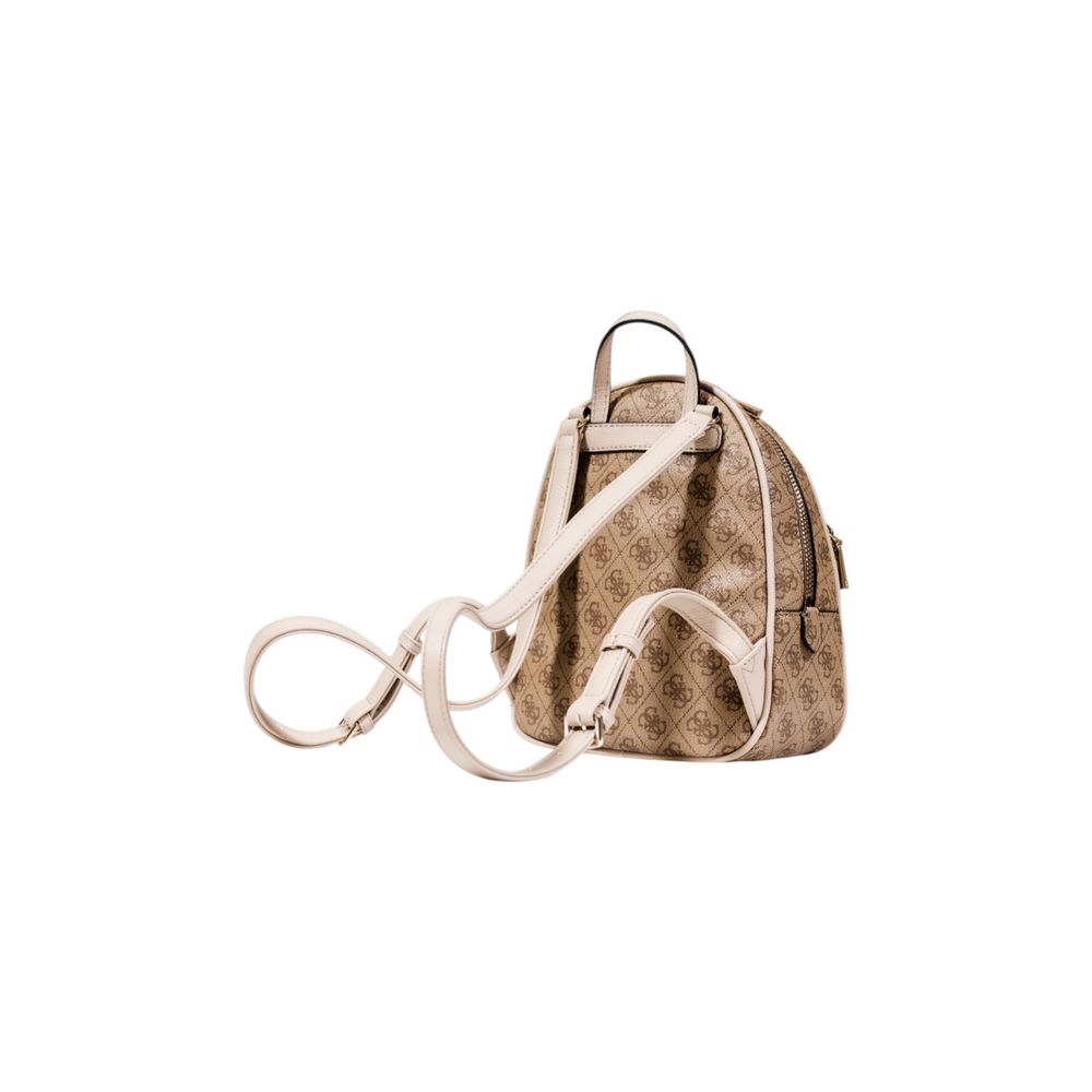 Guess Beige Polyethylene Backpack - Image 4