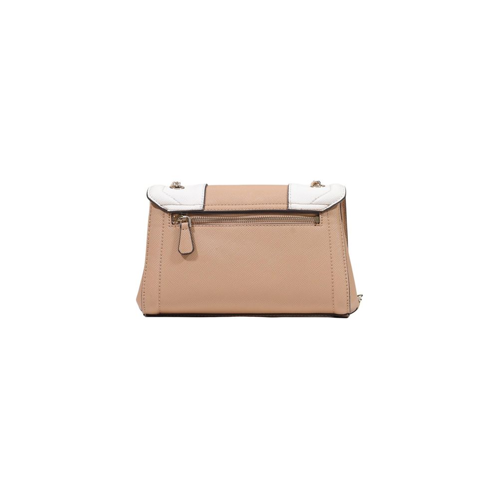 Guess Beige Polyethylene Handbag - Image 3