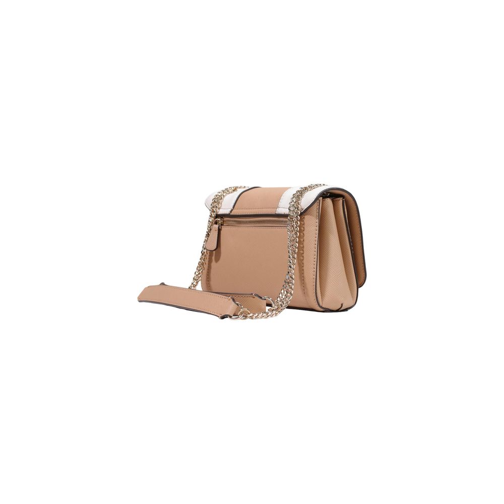 Guess Beige Polyethylene Handbag - Image 4