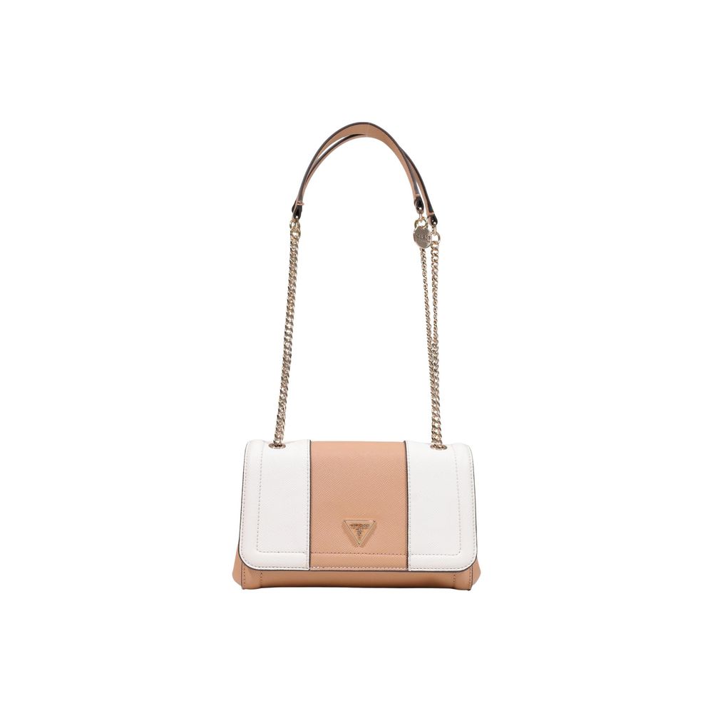 Guess Beige Polyethylene Handbag - Image 5