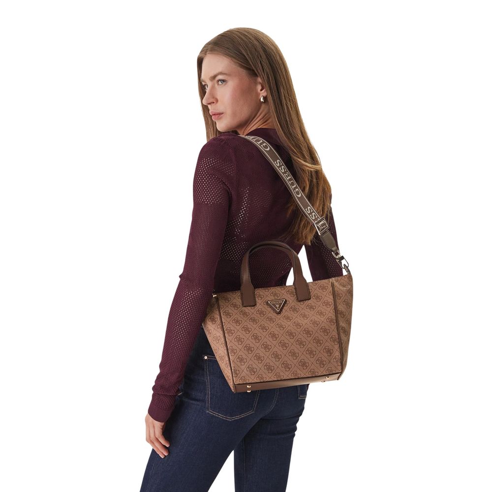 Guess White Polyethylene Handbag - Image 3