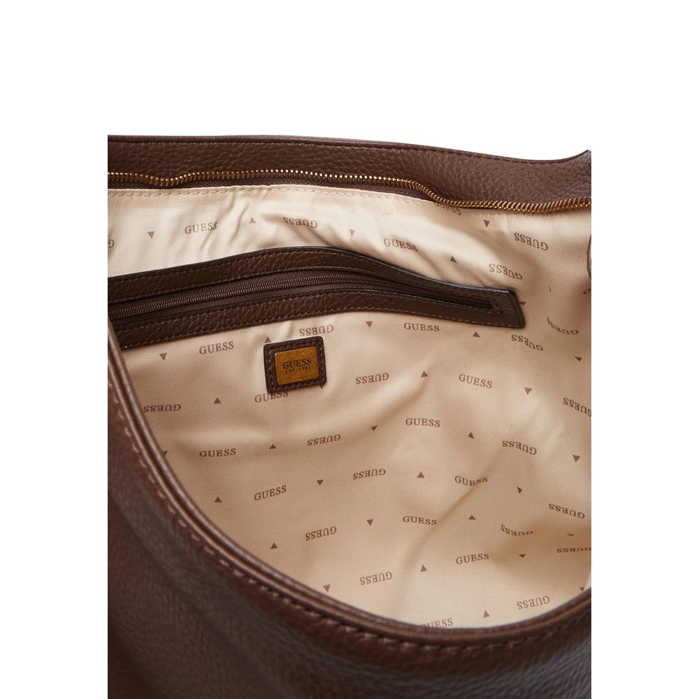 Guess Brown Polyethylene Handbag - Image 4
