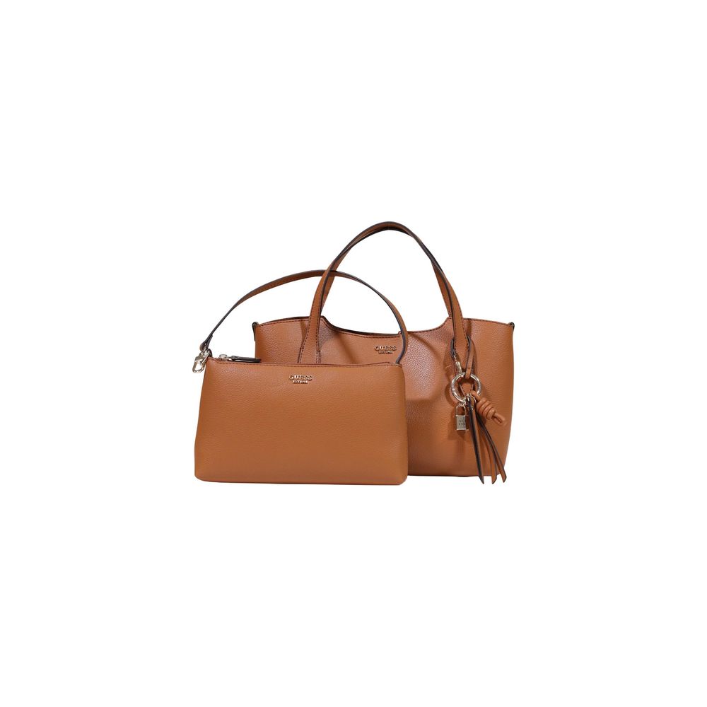 Guess Beige Polyethylene Handbag - Image 4
