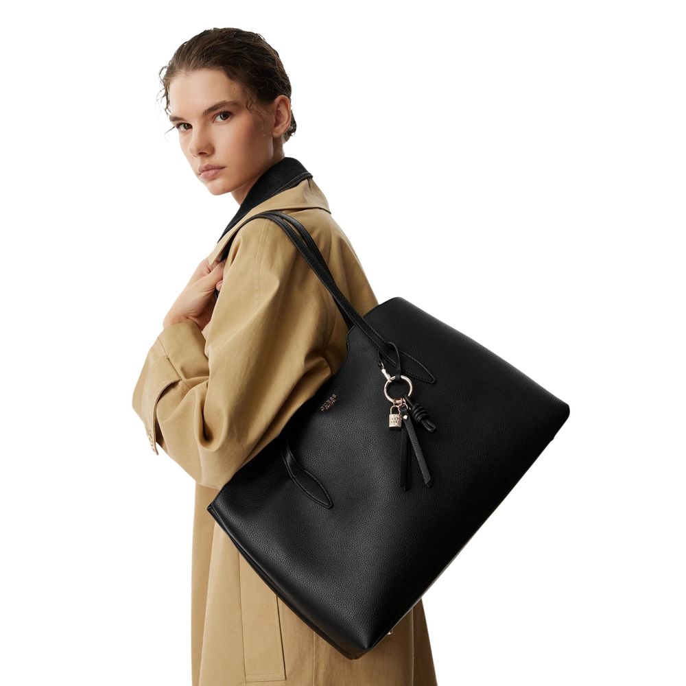Guess Black Polyethylene Handbag - Image 2