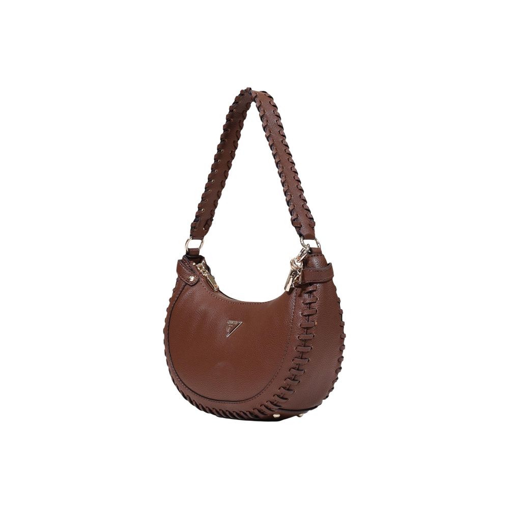 Guess Brown Polyethylene Handbag - Image 3