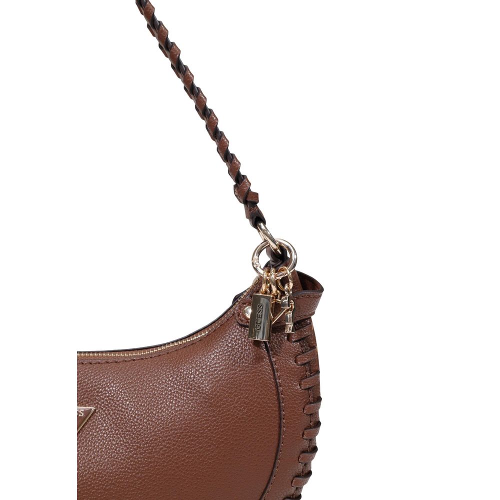 Guess Brown Polyethylene Handbag - Image 5