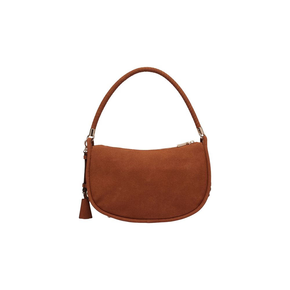 Guess Brown Suede Leather Handbag - Image 3