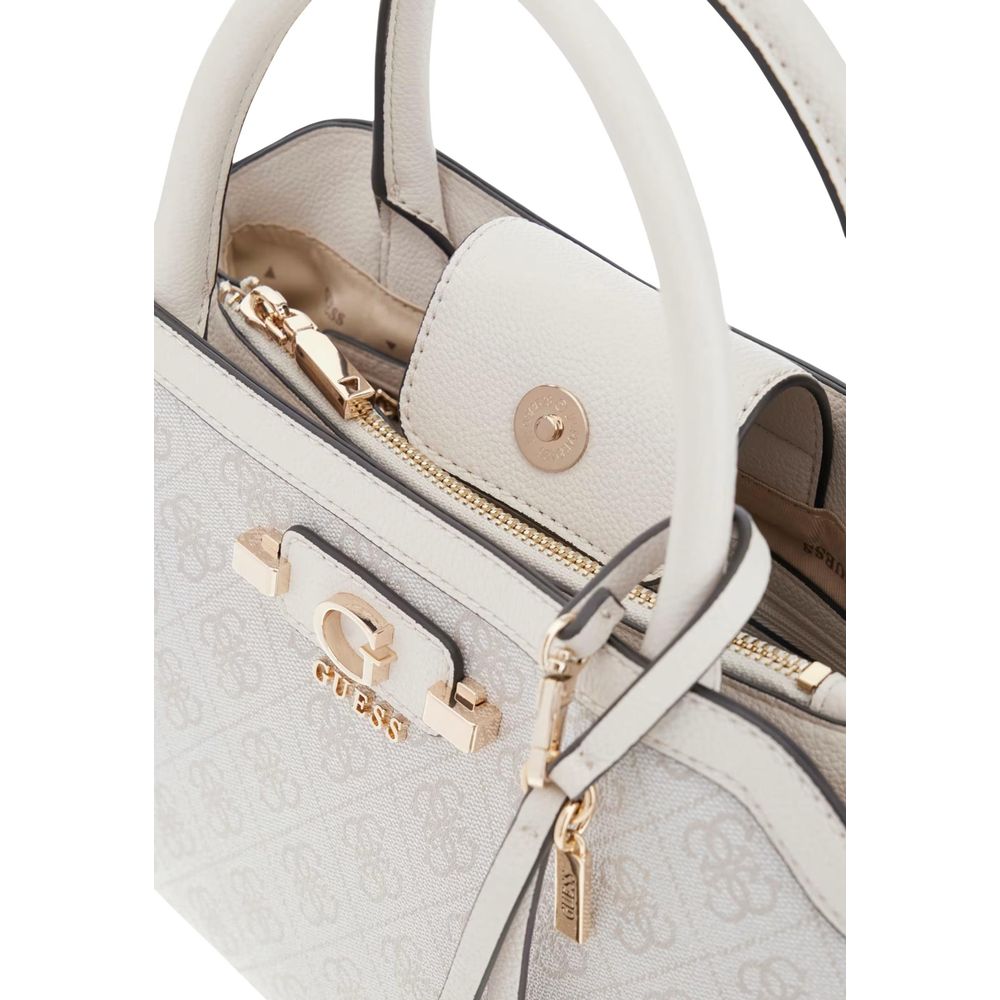 Guess White Polyethylene Handbag - Image 3