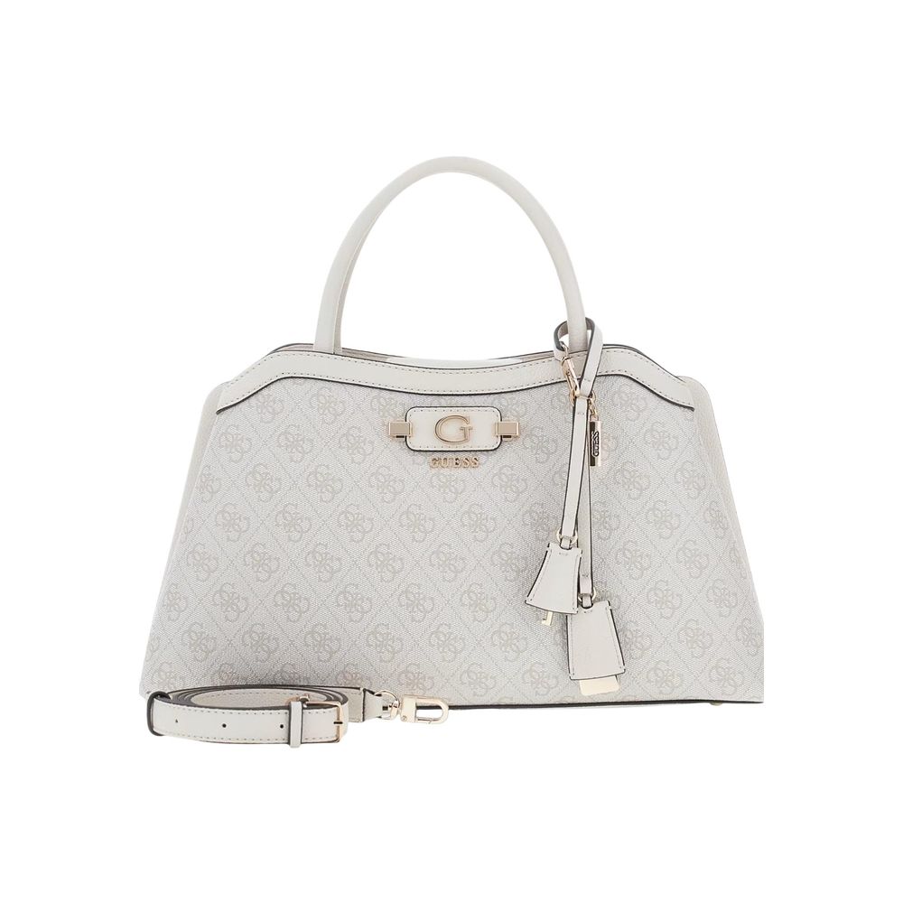 Guess White Polyethylene Handbag - Image 4