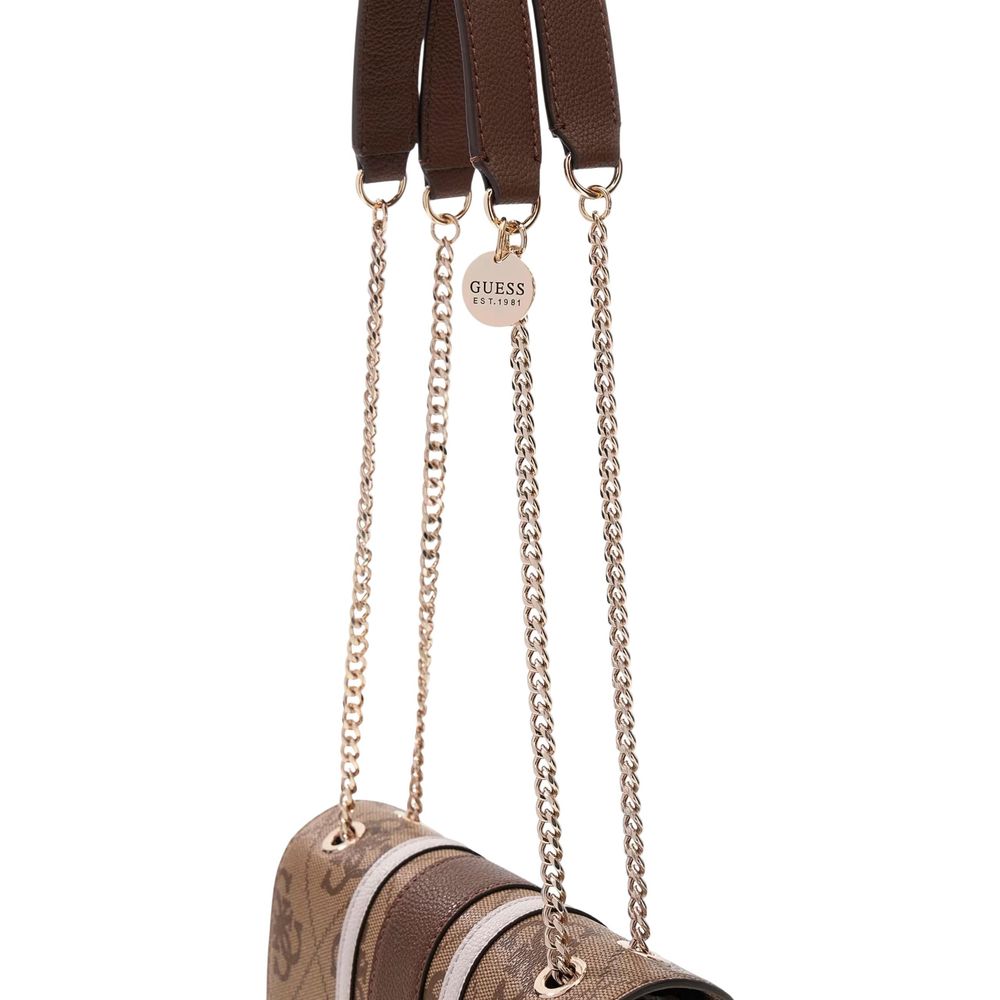 Guess Bicolor Polyethylene Handbag - Image 5