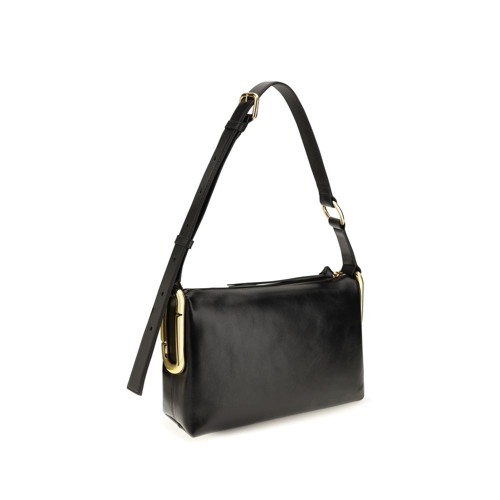 Marc Jacobs Black Calf Leather Bos Taurus Shoulder Bag - Image 3