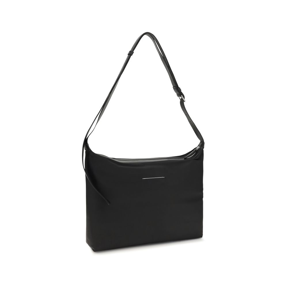 MM6 Black Polyamide Shoulder Bag - Image 3