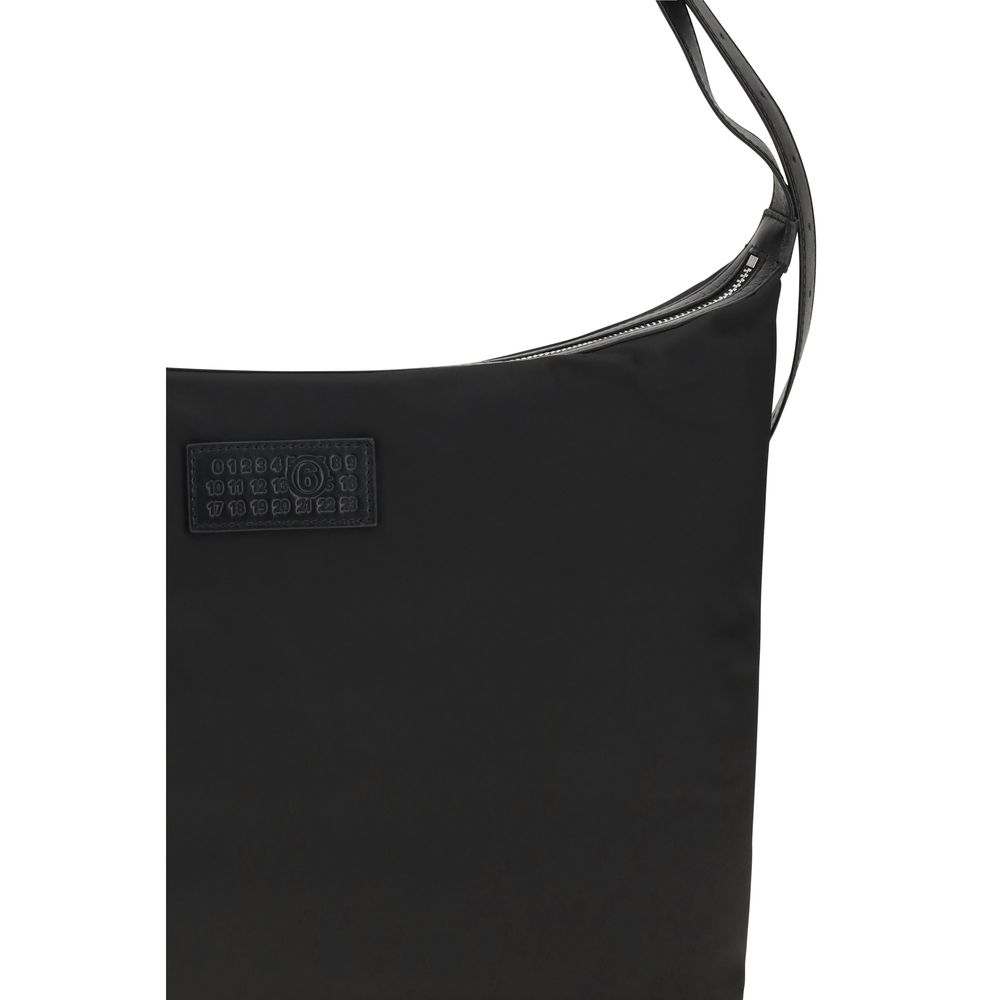 MM6 Black Polyamide Shoulder Bag - Image 4