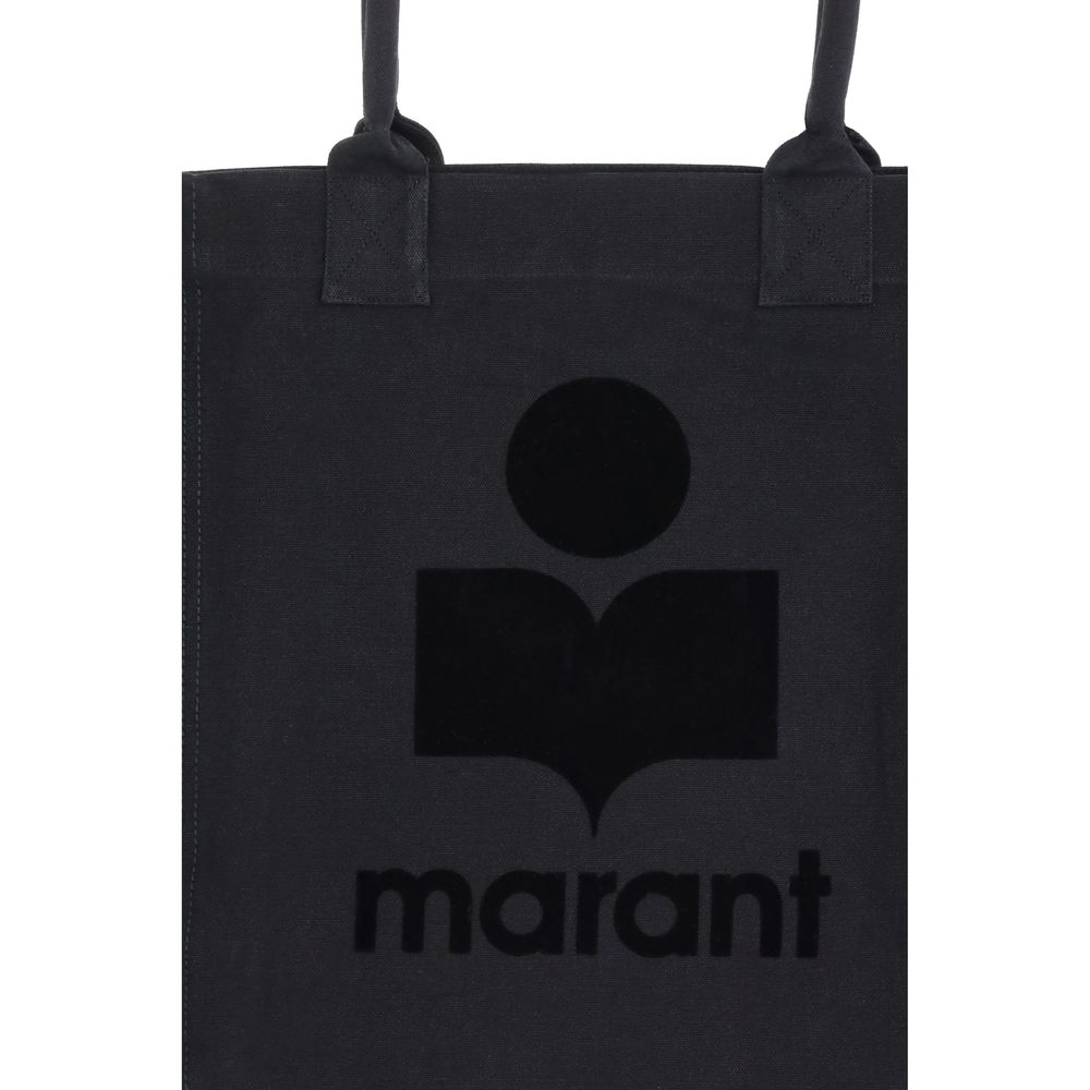 Isabel Marant Black Cotton Shoulder Bag - Image 3