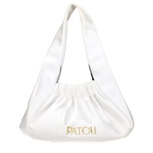 Patou White Fabric Handbag