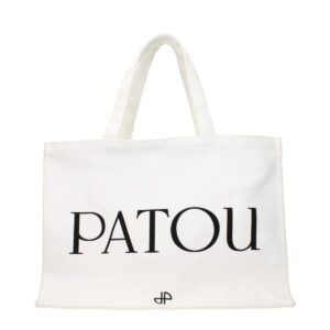 Patou White Fabric Handbag