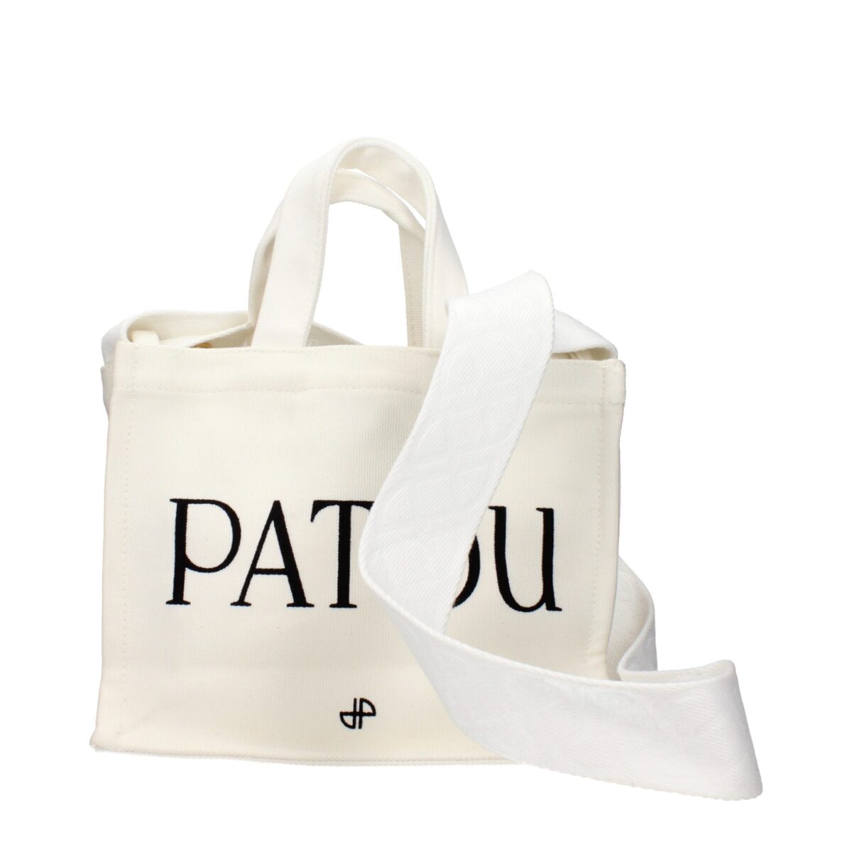 Patou White Cotton Handbag - Image 3