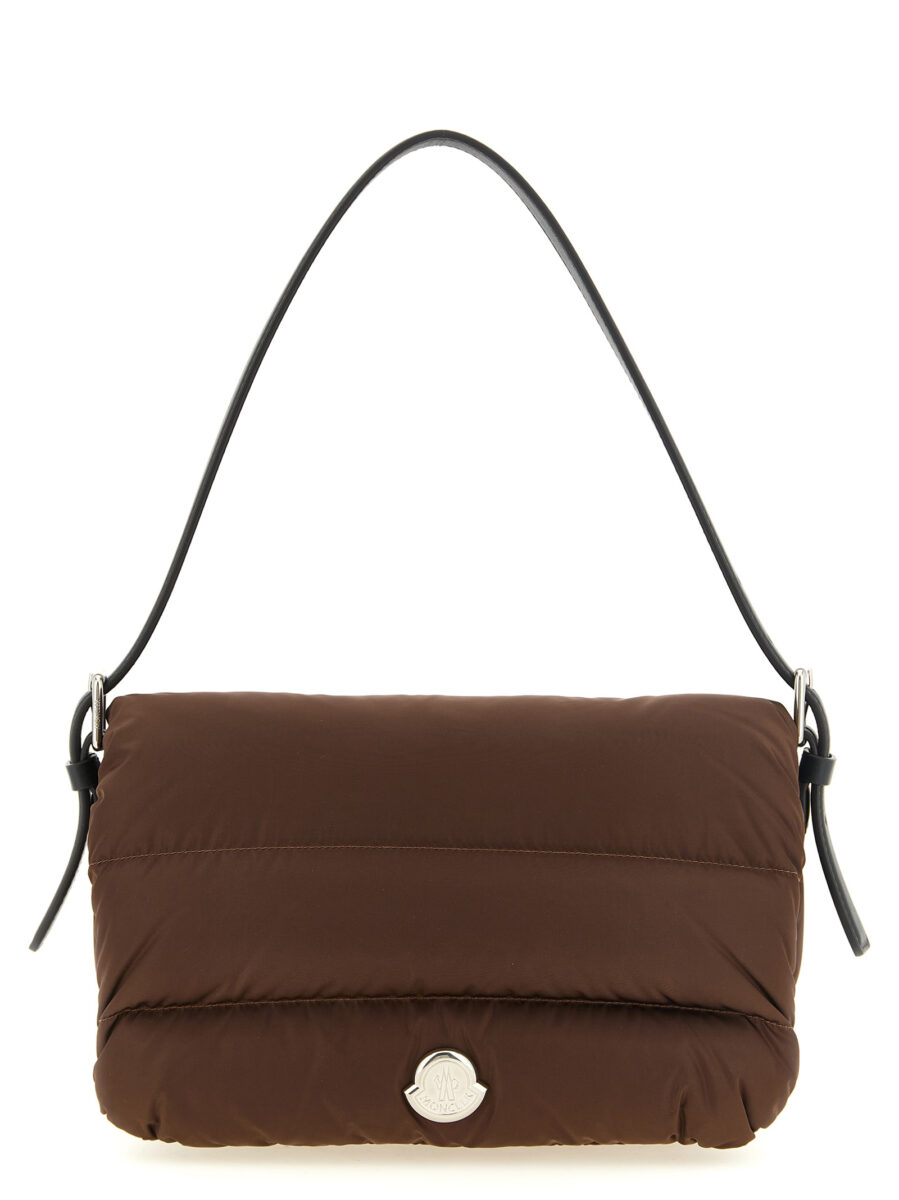 Moncler Brown Polyamide Shoulder Bag