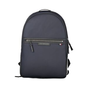 Tommy Hilfiger Blue Recycled Polyester Men Backpack