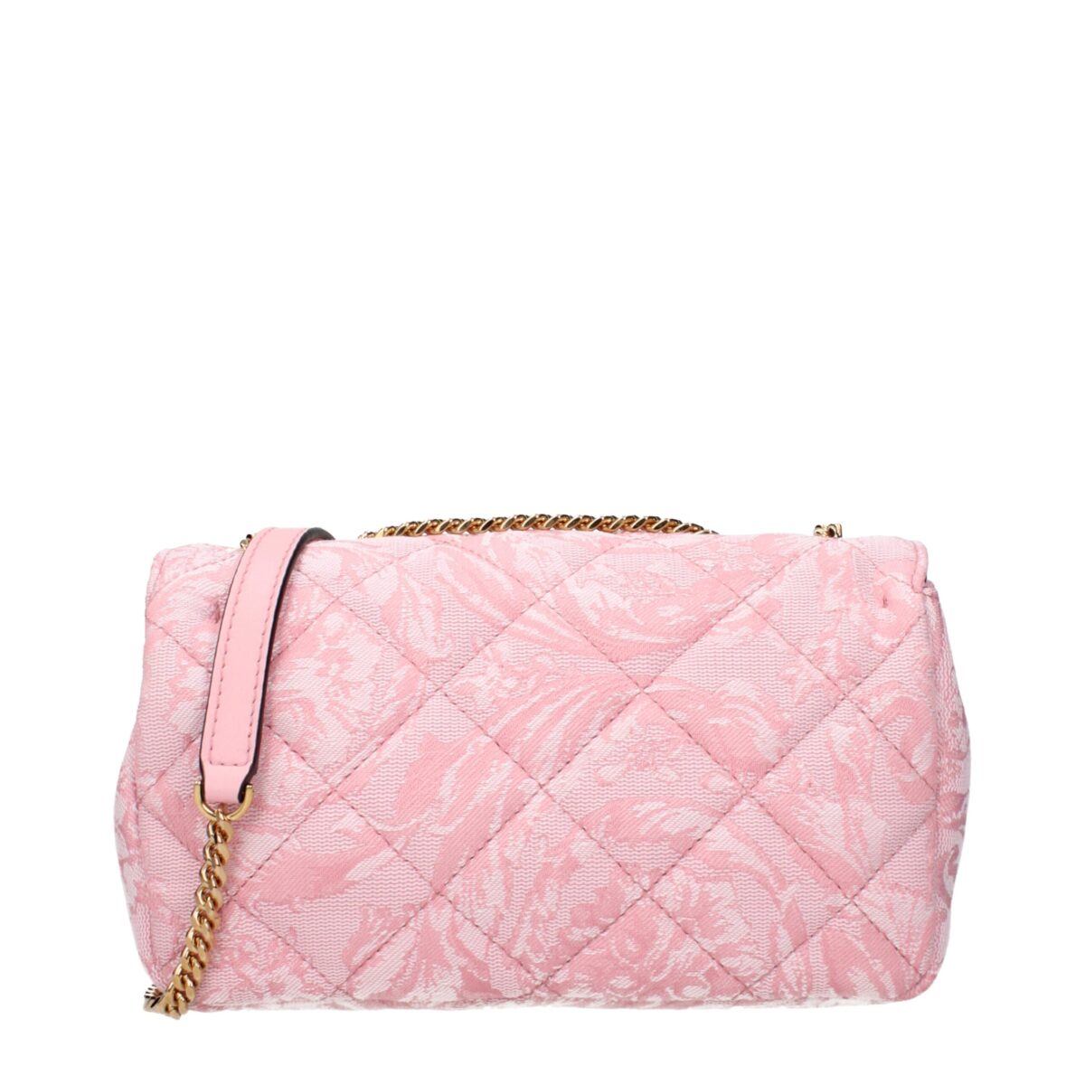 Versace Pink Fabric Shoulder Bag - Image 3