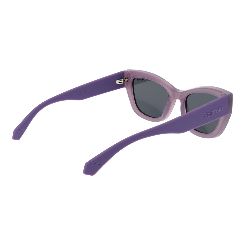 Polaroid Purple Plastic Sunglasses - Image 3