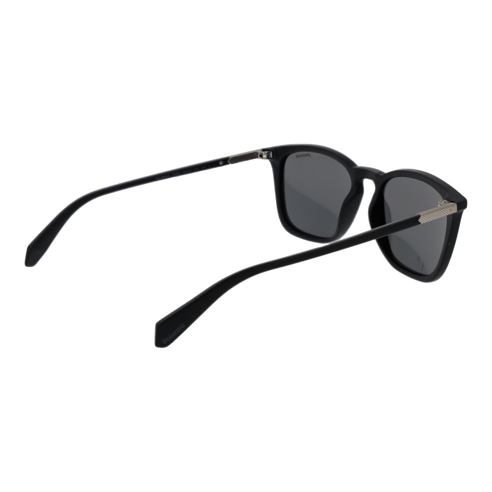 Polaroid Black Plastic Sunglasses - Image 3