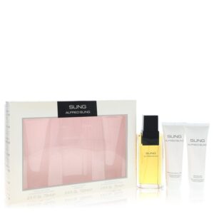 Alfred SUNG by Alfred Sung - Gift Set -- 3.4 oz Eau De Toilette Spray + 2.5 oz Body Lotion + 2.5 oz Shower Gel