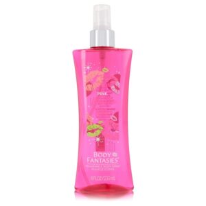Body Fantasies Signature Pink Vanilla Kiss Fantasy by Parfums De Coeur - Body Spray 8 oz