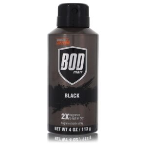 Bod Man Black by Parfums De Coeur - Body Spray 4 oz