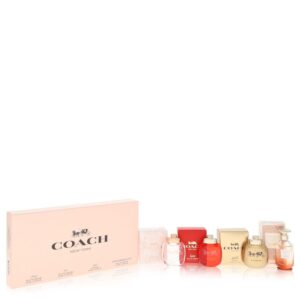 Coach by Coach - Gift Set -- Coach Floral .15 oz Mini EDP + Coach Love .15 oz Mini EDP + Coach Gold .15 oz Mini EDP + Coach Dreams Sunset .15 oz Minni EDP