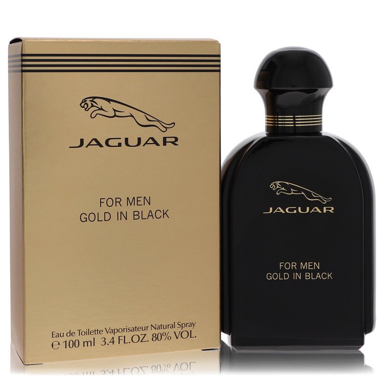 Jaguar Gold In Black by Jaguar - Eau De Toilette Spray 3.4 oz