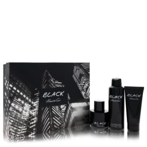Kenneth Cole Black by Kenneth Cole - Gift Set -- 3.4 oz Eau De Toilette Spray + 3.4 oz After Shave Balm + 6 oz Body Spray