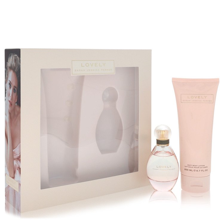 Lovely by Sarah Jessica Parker - Gift Set -- 1.7 oz Eau De Parfum Spray + 6.7 oz Body Lotion