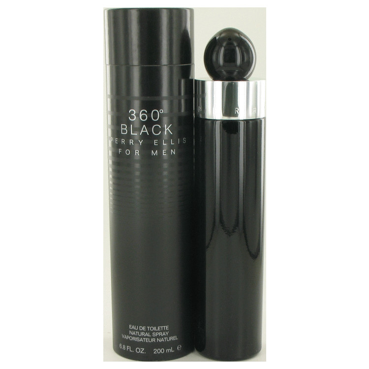 Perry Ellis 360 Black by Perry Ellis - Eau De Toilette Spray 6.8 oz