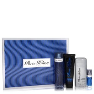 Paris Hilton by Paris Hilton - Gift Set -- 3.4 oz Eau De Toilette Spray + 3 oz Body Wash + 2.75 oz Deodorant Stick + .25 Mini EDT Spray