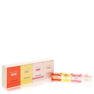 Signorina by Salvatore Ferragamo - Gift Set -- Signorina, Siginorina in Fiore, Signorina Libera, Signorina Unica each in 0.17 oz EDP size