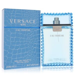 Versace Man by Versace - Eau Fraiche Eau De Toilette Spray (Blue) 6.7 oz