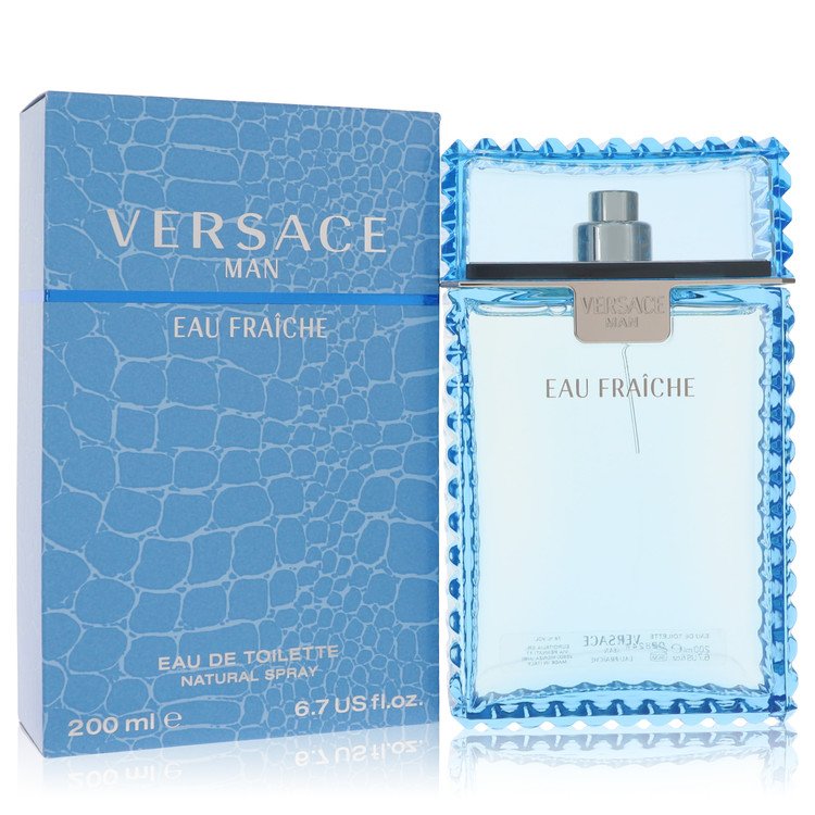 Versace Man by Versace - Eau Fraiche Eau De Toilette Spray (Blue) 6.7 oz