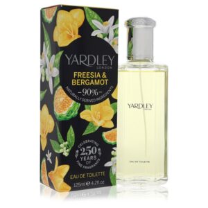 Yardley Freesia & Bergamot by Yardley London - Eau De Toilette Spray 4.2 oz