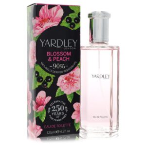 Yardley Blossom & Peach by Yardley London - Eau De Toilette Spray 4.2 oz