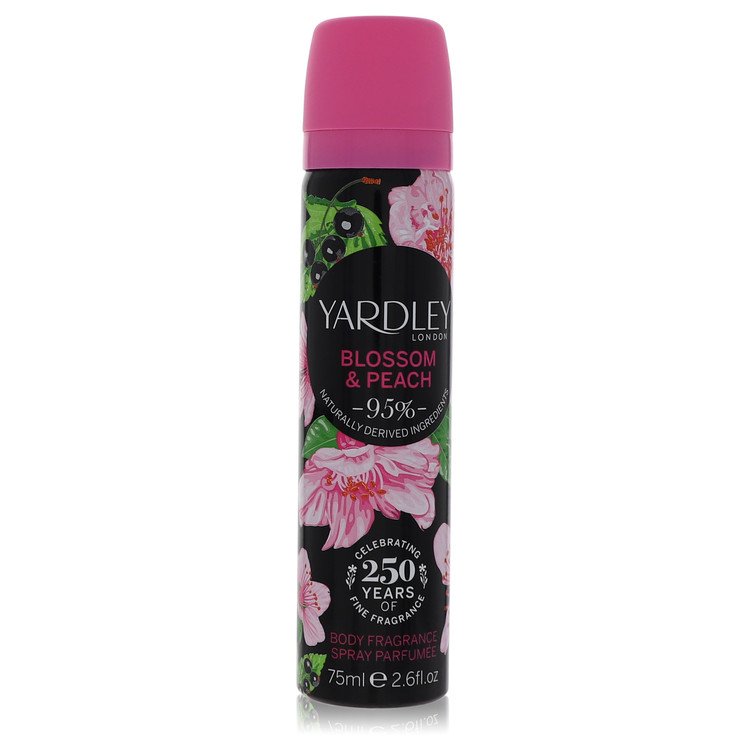 Yardley Blossom & Peach by Yardley London - Body Fragrance Spray 2.6 oz