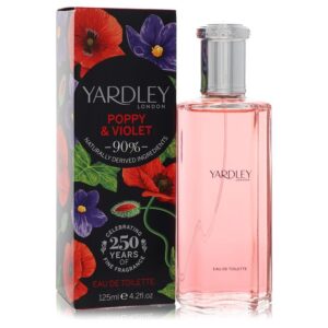 Yardley Poppy & Violet by Yardley London - Eau De Toilette Spray 4.2 oz