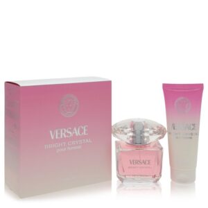 Bright Crystal by Versace - Gift Set -- 3 oz Eau De Toilette Spray + 3.4 oz Body Lotion