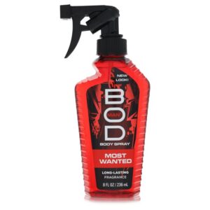 Bod Man Most Wanted by Parfums De Coeur - Fragrance Body Spray 8 oz