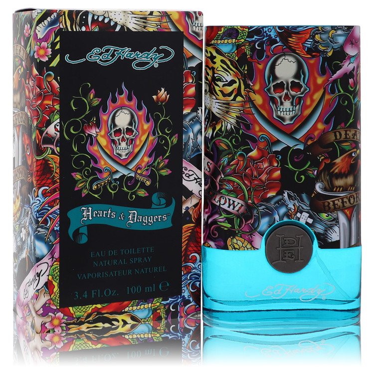 Ed Hardy Hearts & Daggers by Christian Audigier - Eau De Toilette Spray 3.4 oz