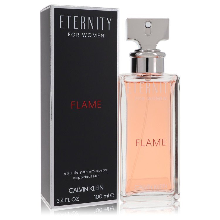 Eternity Flame by Calvin Klein - Eau De Parfum Spray 3.4 oz