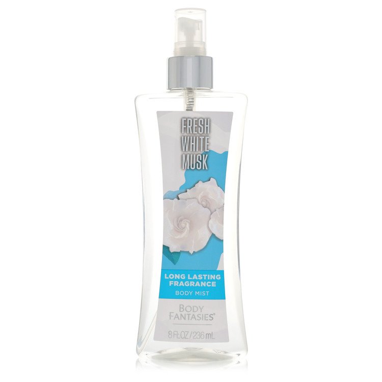 Body Fantasies Signature Fresh White Musk by Parfums De Coeur - Body Spray 8 oz